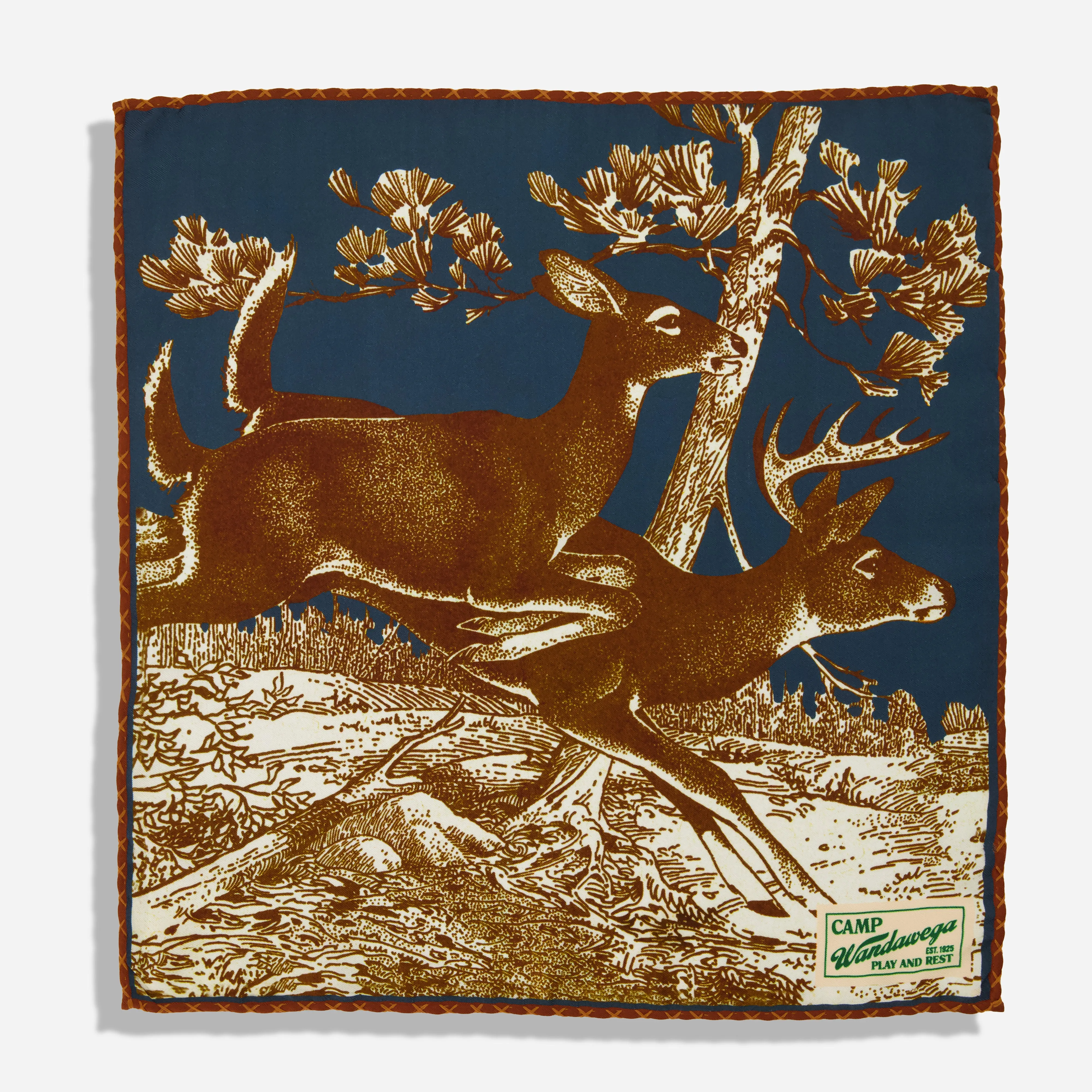 Wandawega Herd Midnight Pocket Square