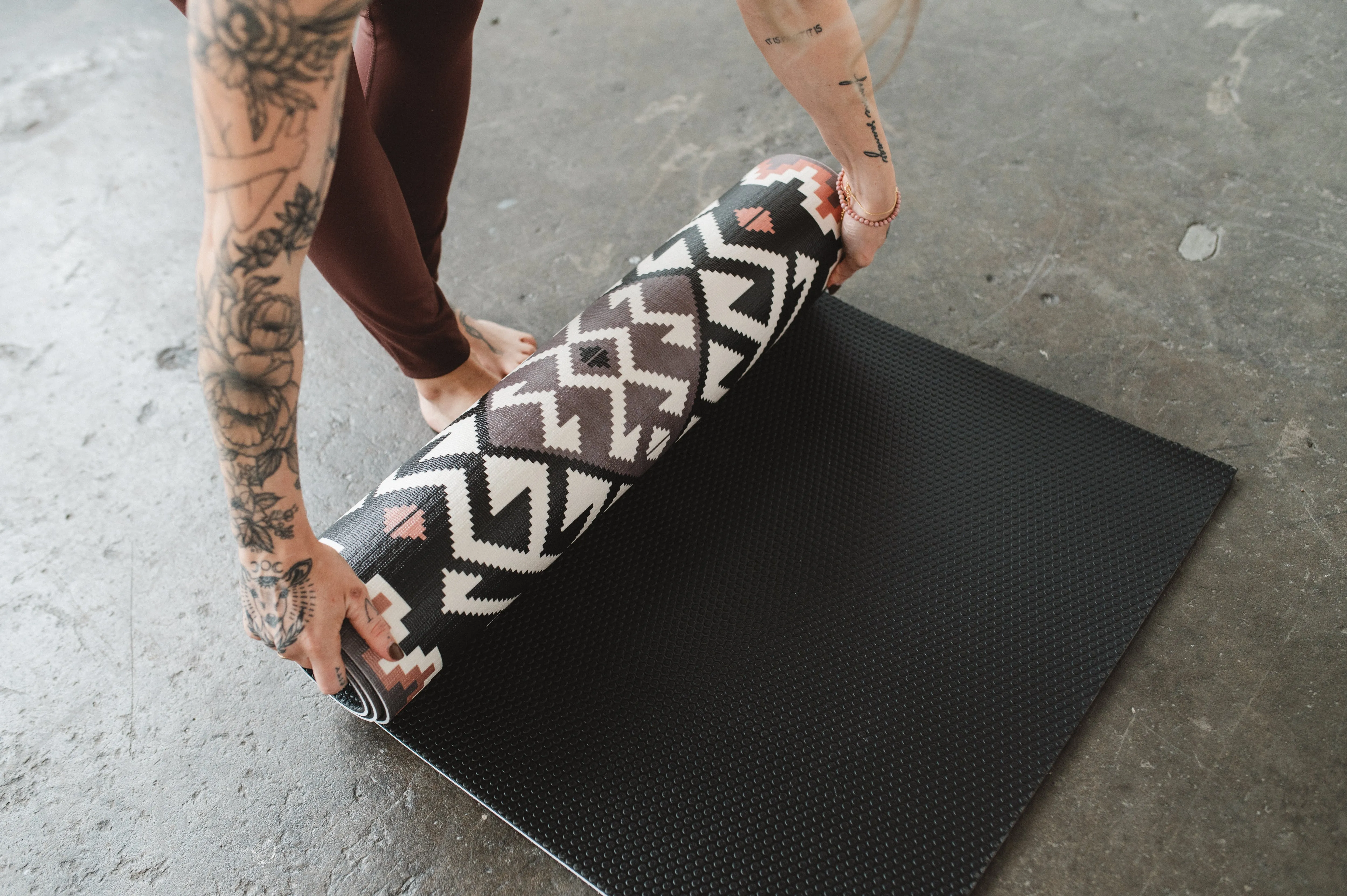 Yoga Mat | 6mm Thick | Brown | Non-Slip | Eco Friendly | Yune Yoga | Moab Rock