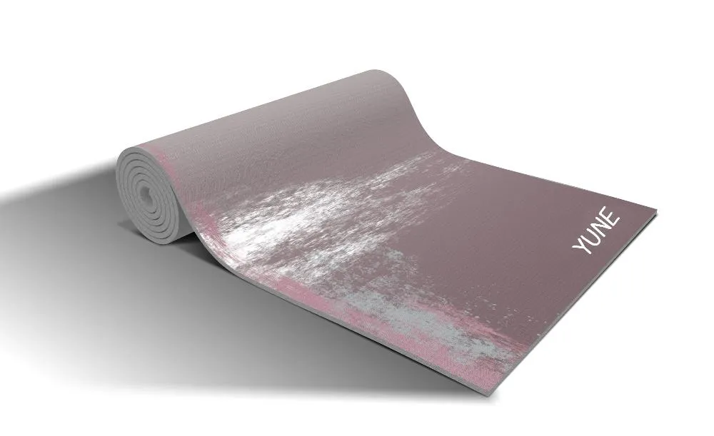Yoga Mat | 6mm Thick | Maroon | Non-Slip | Eco Friendly | Yune Yoga | XE54