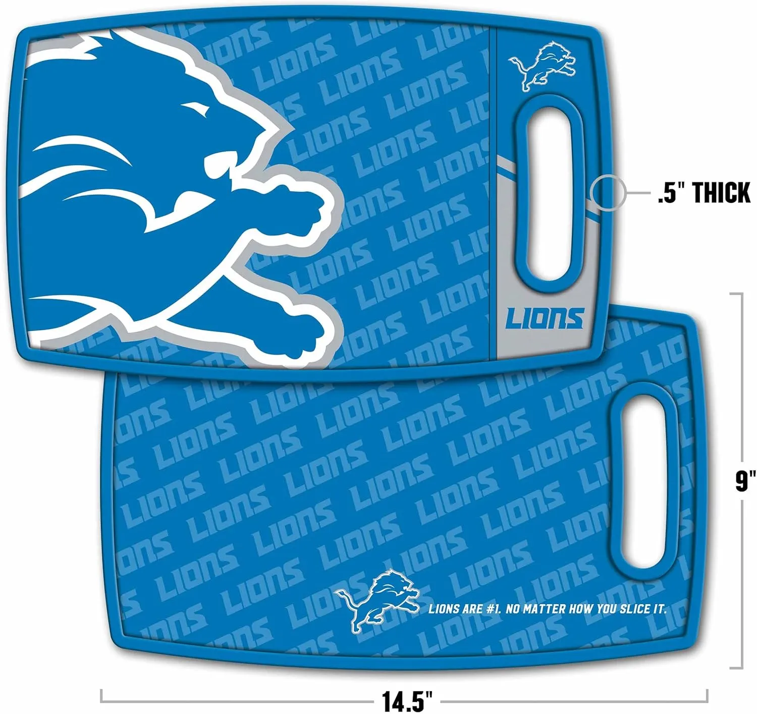 YouTheFan NFL Detroit Lions Logo Series Cutting Board